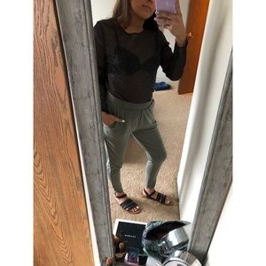 American eagle soft army green pants